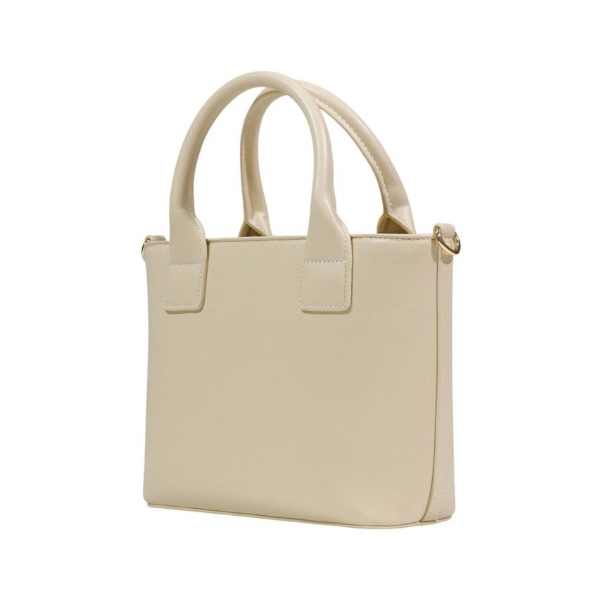 Love Moschino Embossed Logo Tote Bag — Beige, view 4