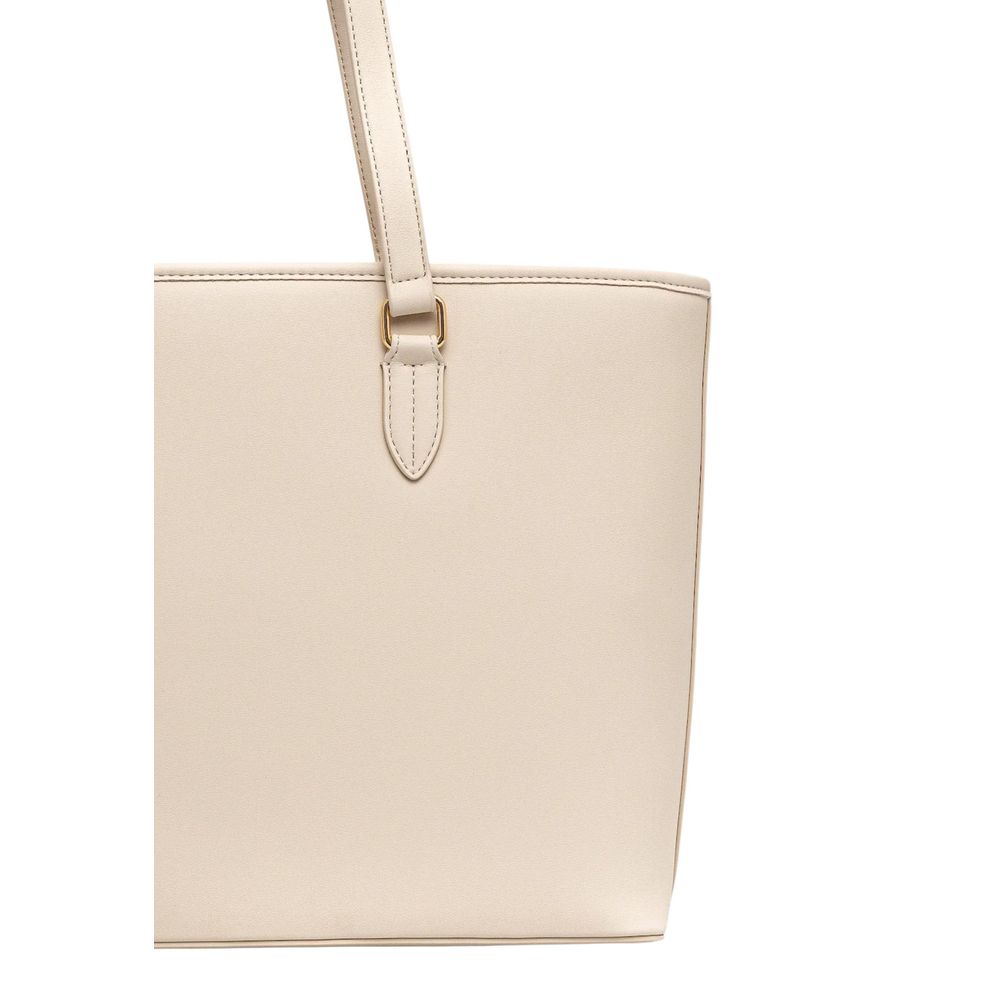 Love Moschino Logo-Embossed Tote Bag — Beige, view 3