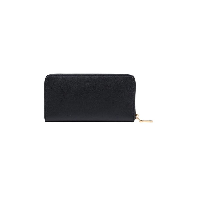Love Moschino Logo-Embellished Polyurethane Wallet — Black, view 3