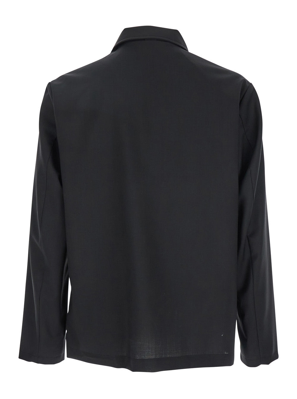 Low Brand Wool Jacket — Black, view 2