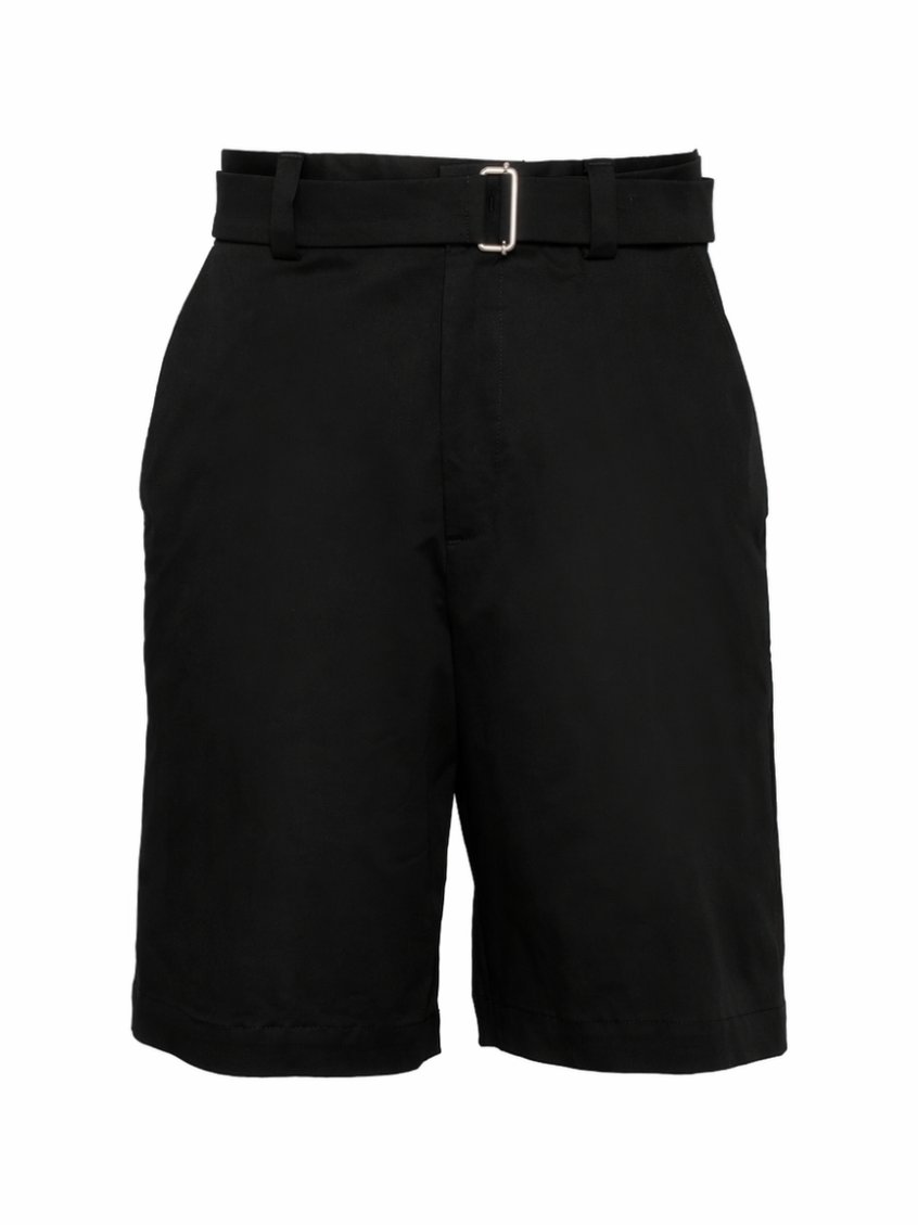 Low Brand Cotton-Blend Regular-Fit Shorts — Black by Low Brand
