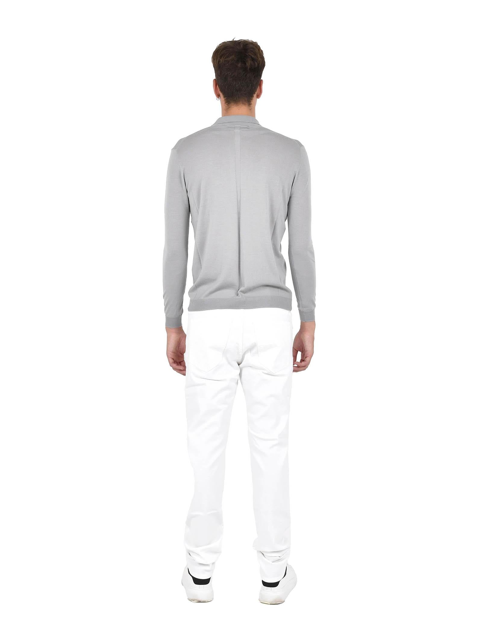 Low Brand Wool Knit Sweater — Gray, view 3
