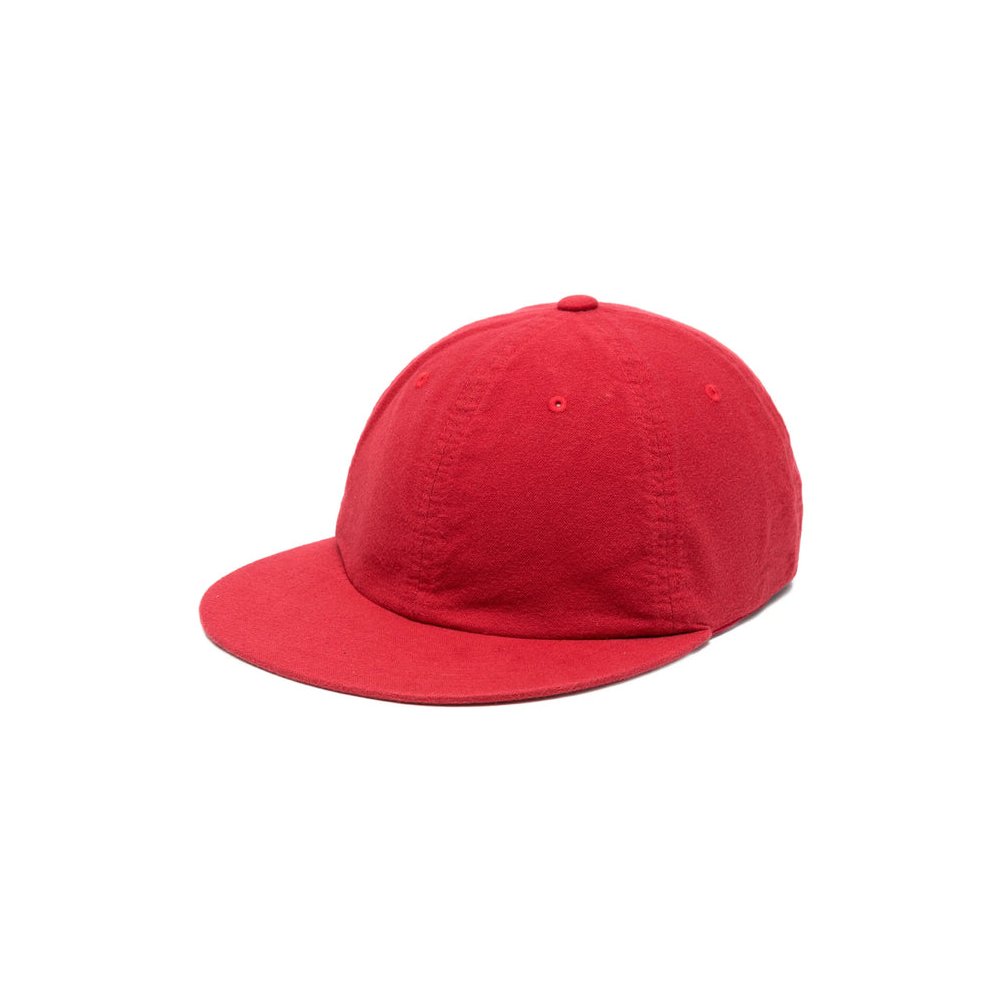Low Classic LW267HA01 Cotton Baseball Cap — Red by Low Classic