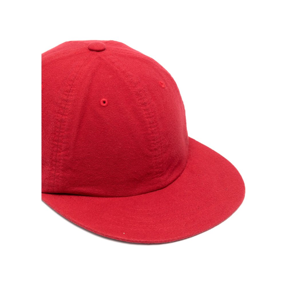 Low Classic LW267HA01 Cotton Baseball Cap — Red, view 3