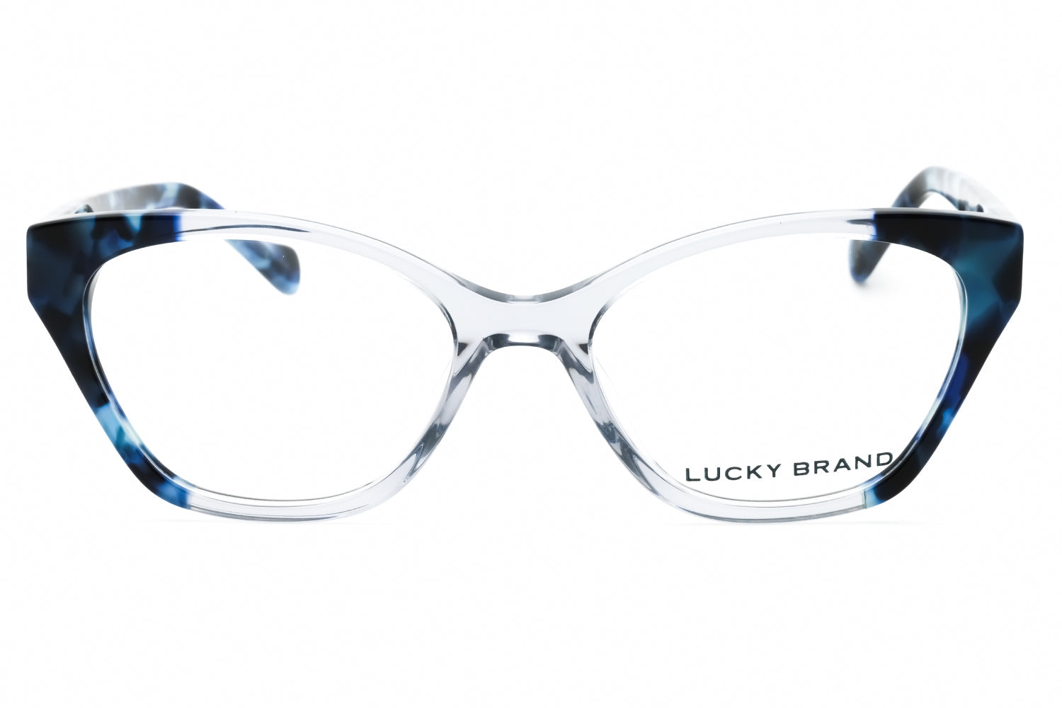 Lucky Brand VLBD237 Cat-Eye Acetate Eyeglasses — Blue, view 2