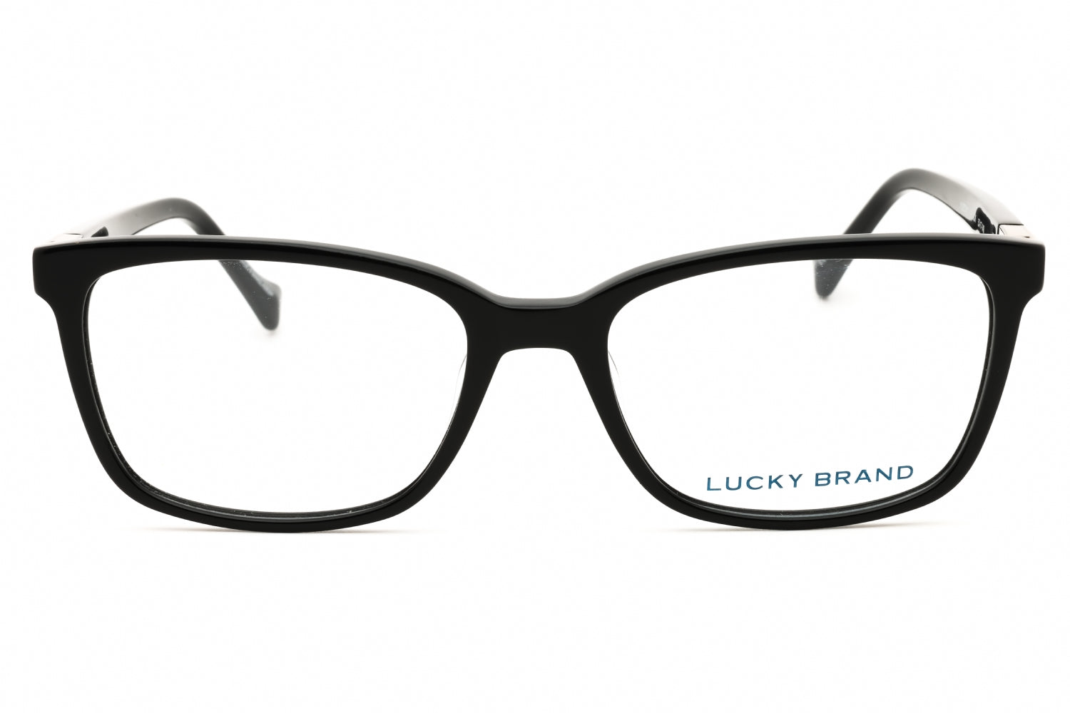 Lucky Brand VLBD240 Rectangular Acetate Eyeglasses — Black, view 2