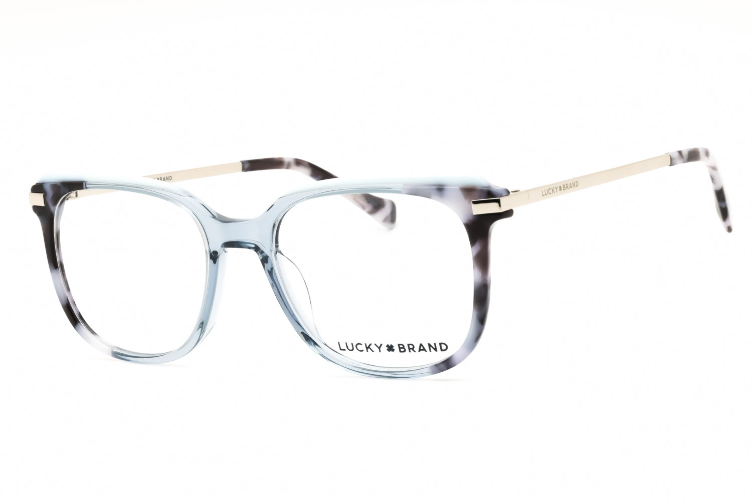 Lucky Brand VLBD248 Rectangular Acetate Eyeglasses — Blue by Lucky Brand