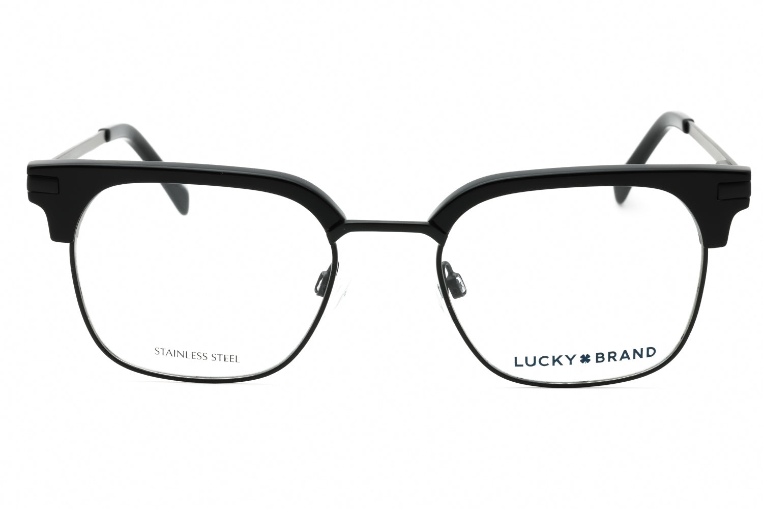 Lucky Brand VLBD322 Rectangular Metal Frame Eyeglasses — Black, view 2