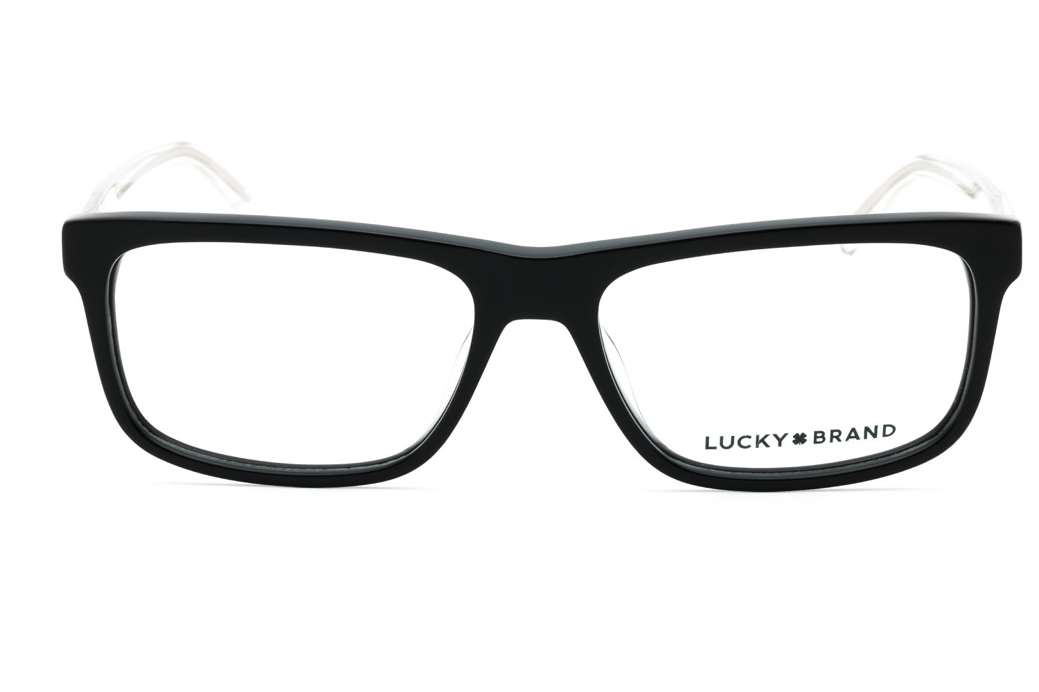 Lucky Brand VLBD419 Rectangular Acetate Eyeglasses — Black, view 2