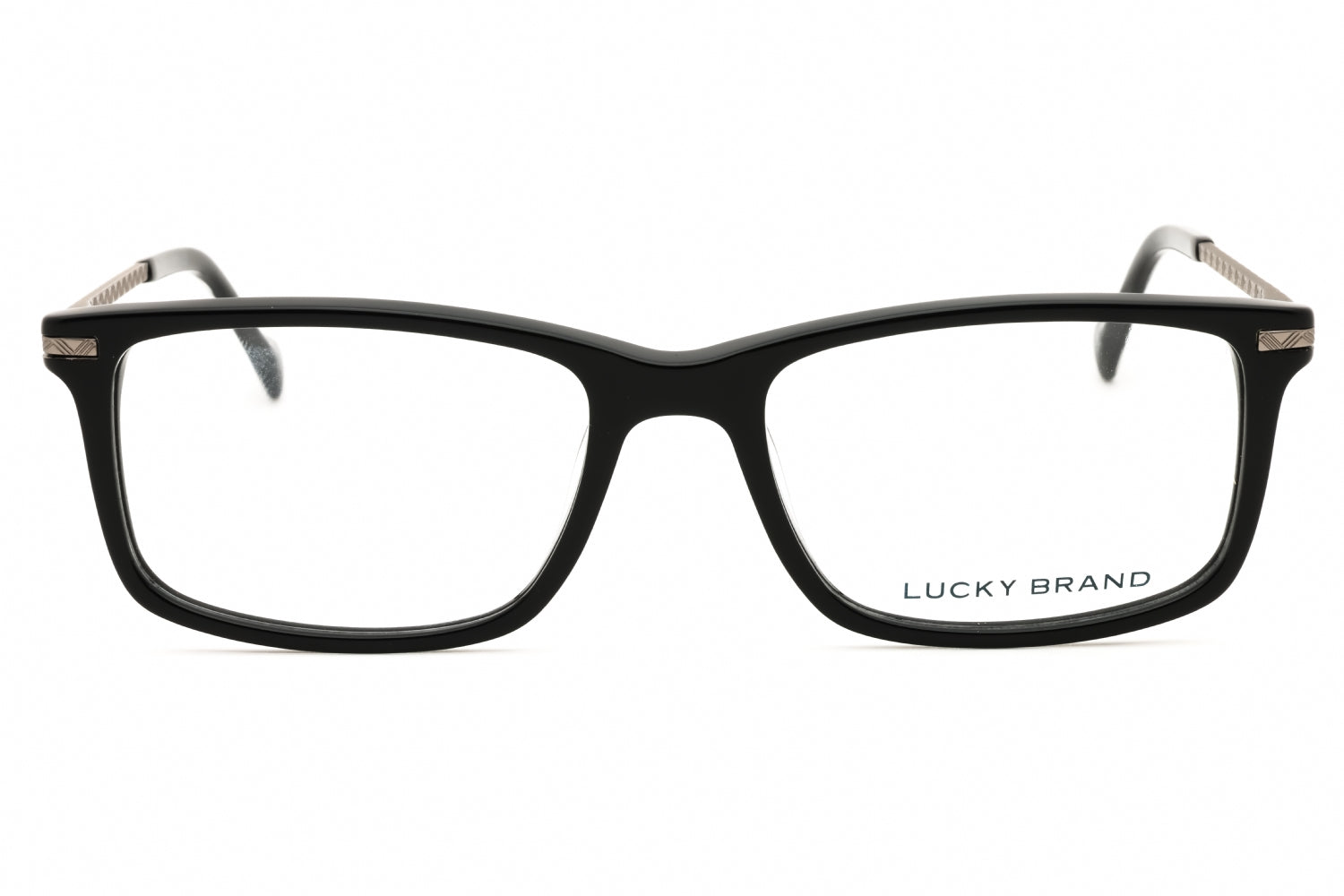 Lucky Brand VLBD423 Rectangular Acetate Eyeglasses — Black, view 2