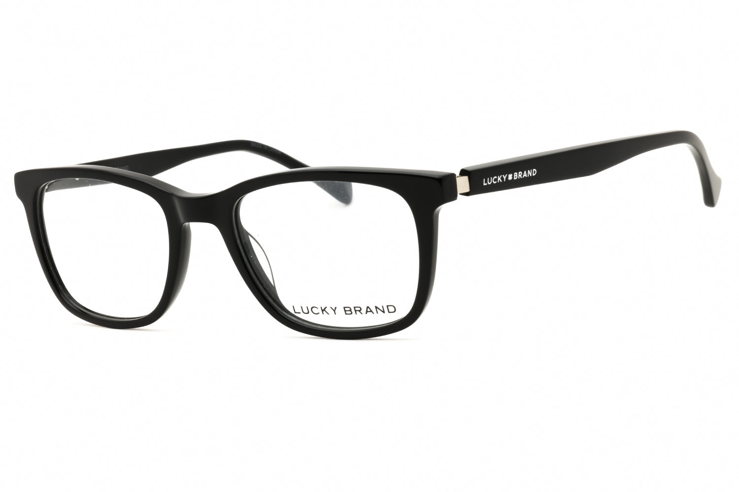 Lucky Brand VLBD425 Rectangular Acetate Eyeglasses — Black by Lucky Brand