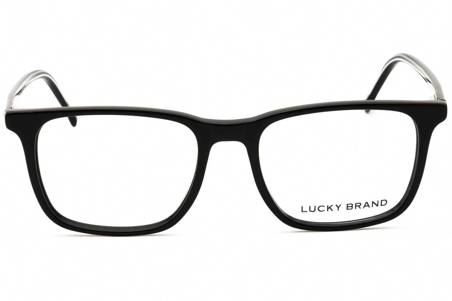 Lucky Brand VLBD519 Rectangular Acetate Eyeglasses — Black, view 2