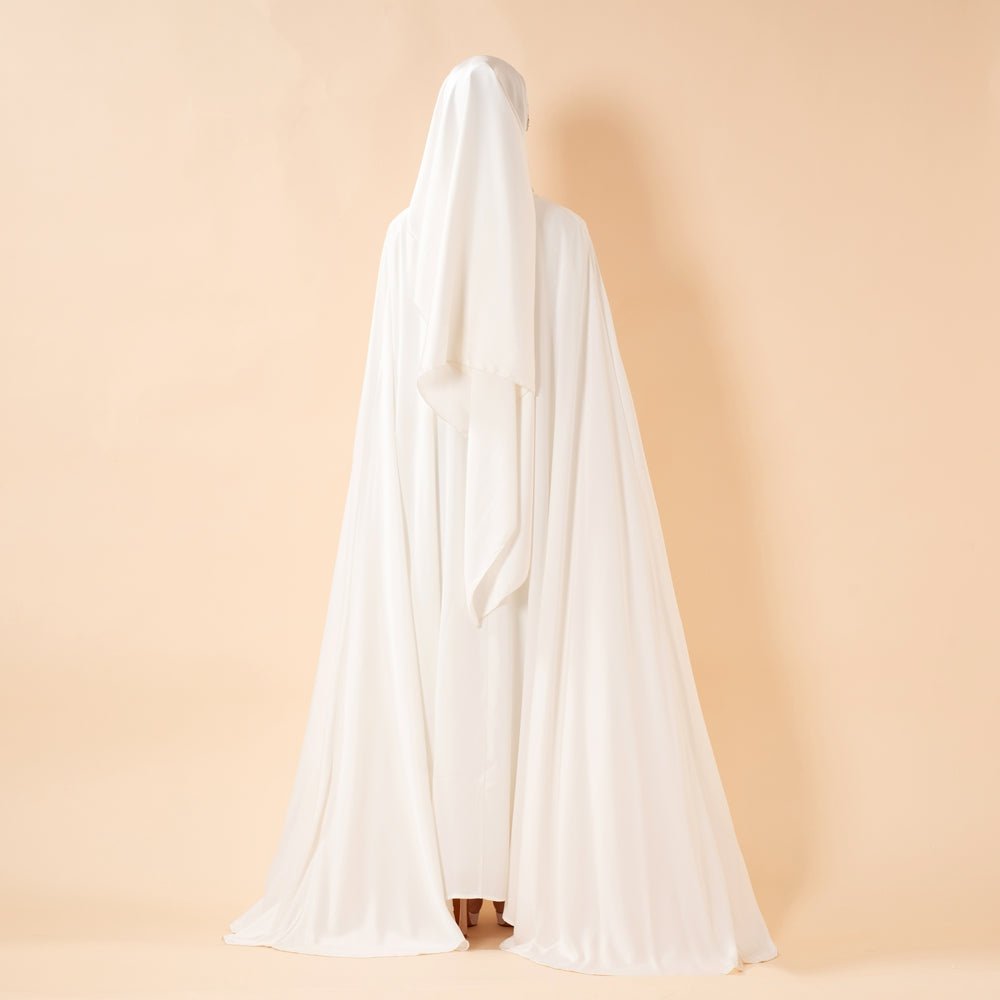 Luxury Satin Royal Cape Abaya(MA326), view 7