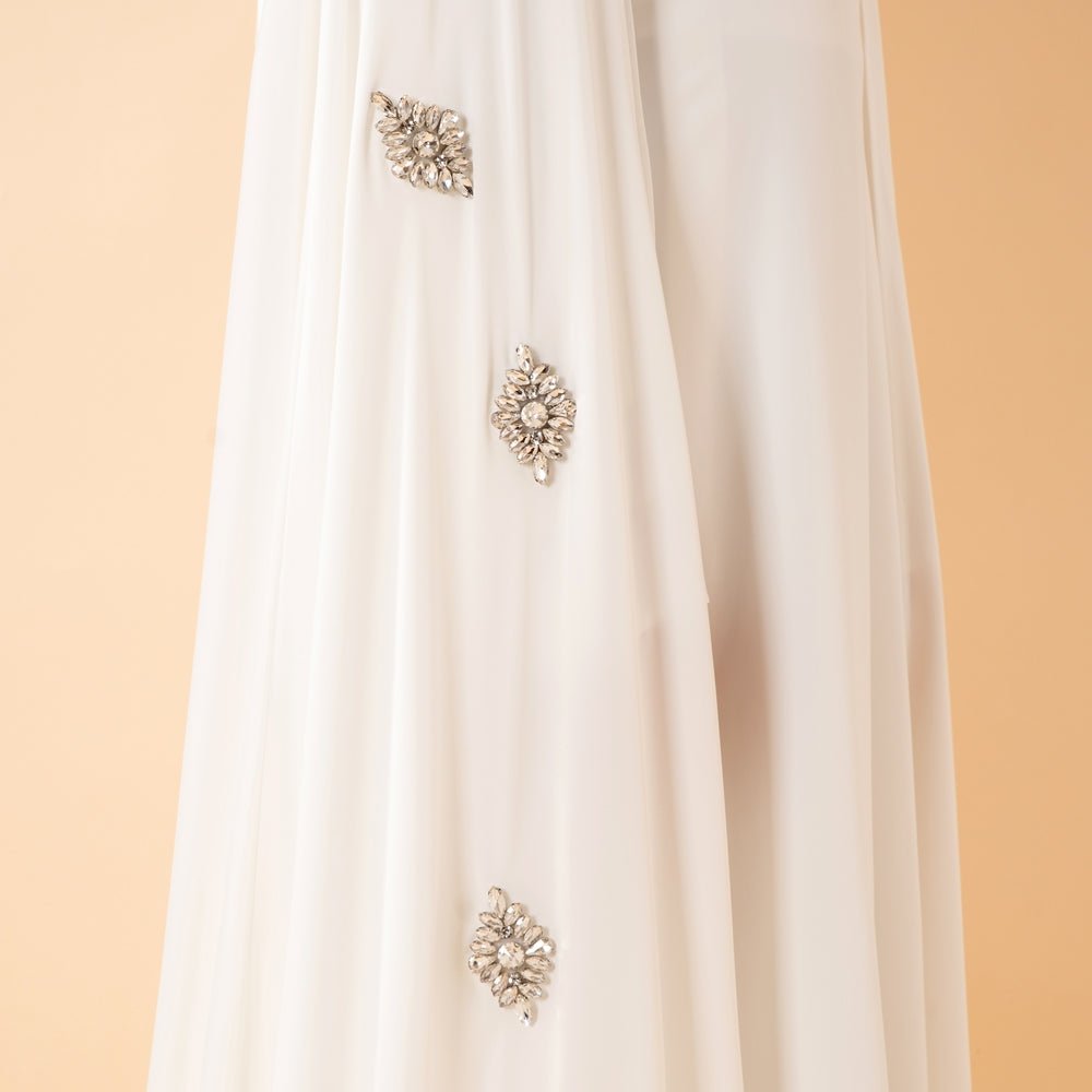 Luxury Satin Royal Cape Abaya(MA326), view 8