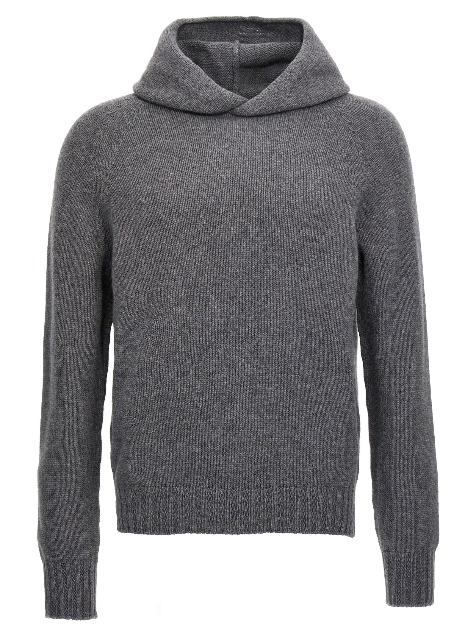 Ma'ry'ya Wool Blend Hoodie — Gray by Ma'ry'ya