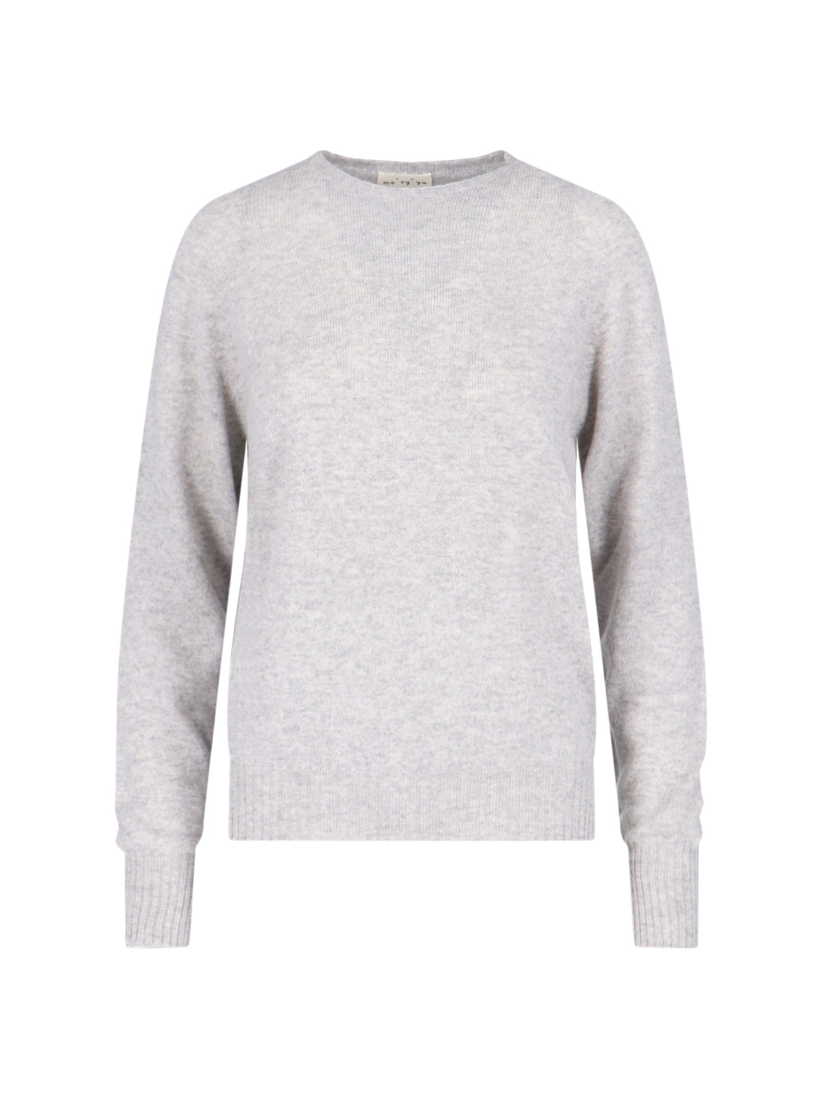 Ma'Ry'Ya Cashmere Crewneck Sweater — Gray by Ma'ry'ya