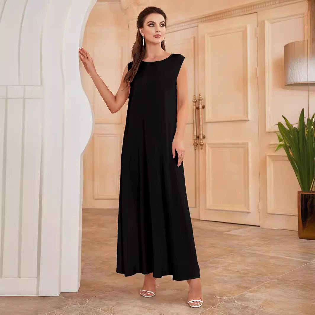 Satin Sleeveless Inner Dress (MA037), view 3