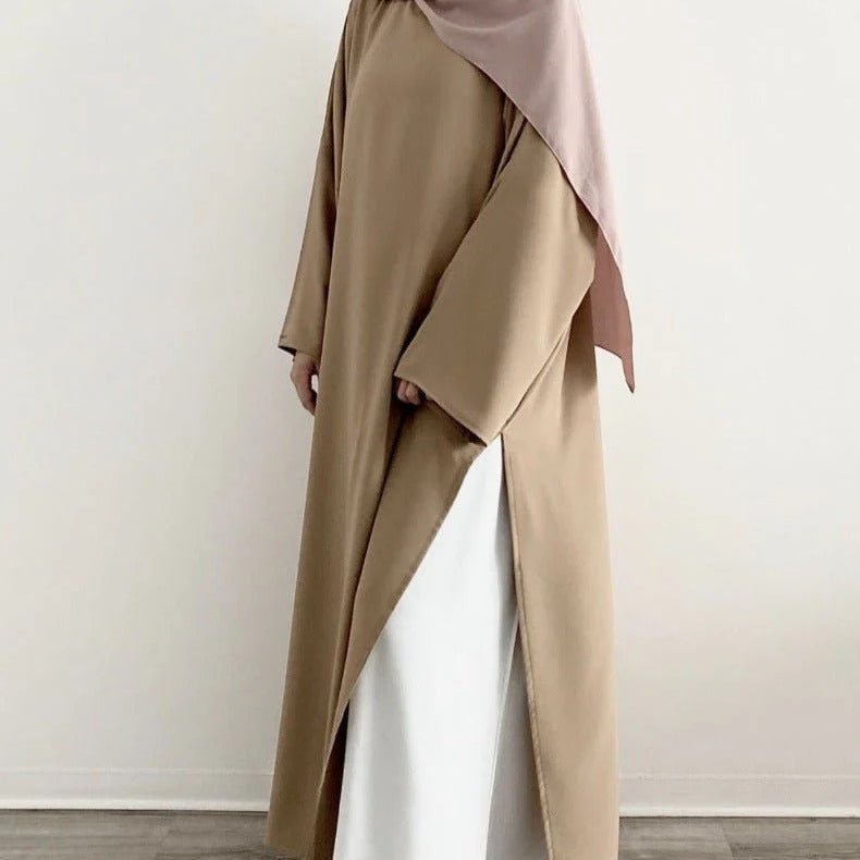 Casual Fashion Slit Abaya (MA063) by Mariam's Collection