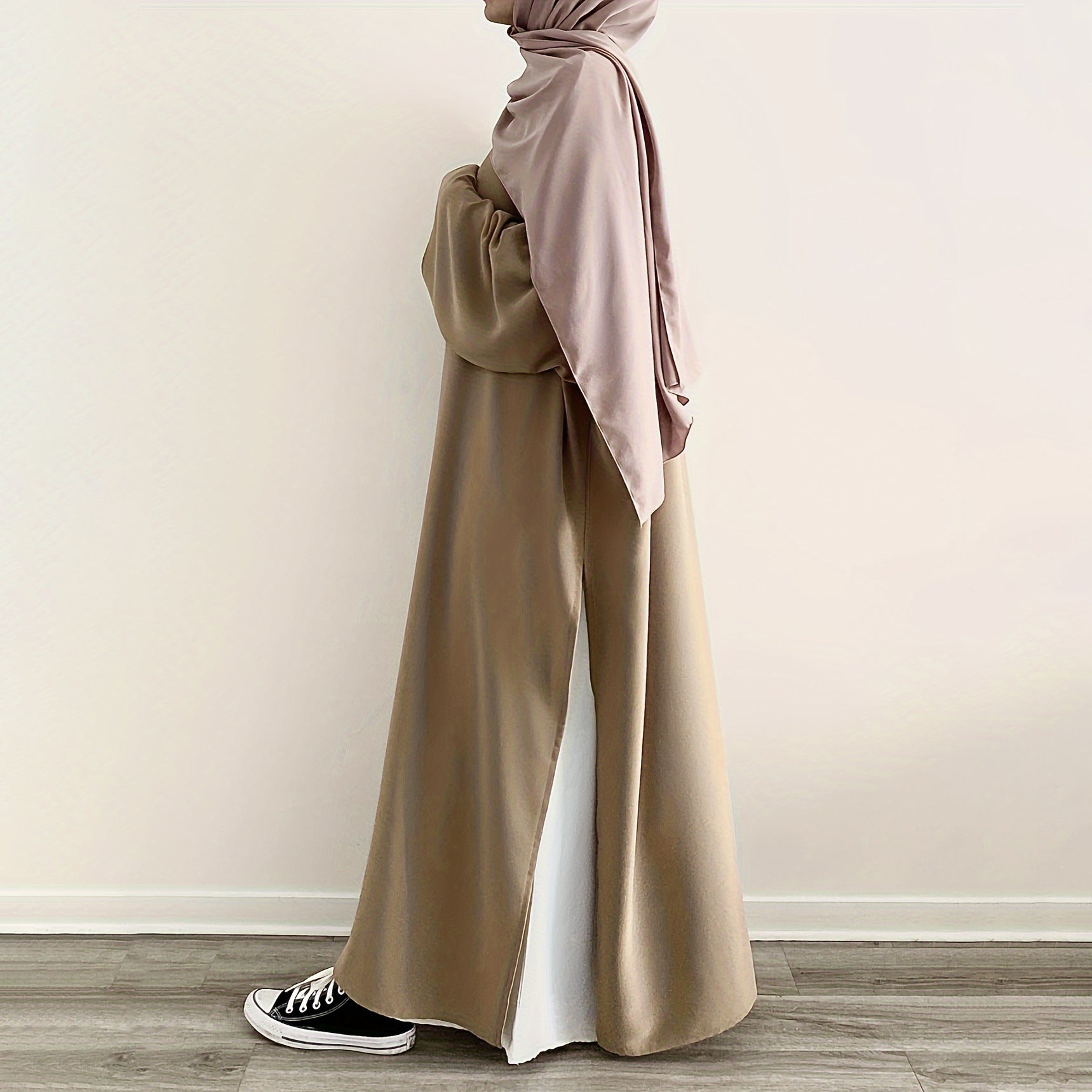 Casual Fashion Slit Abaya (MA063), view 2