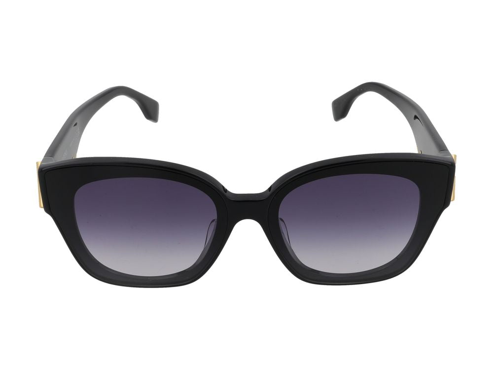 Maison Fendi FE40098F Gradient Lens Sunglasses — Black by Maison Fendi
