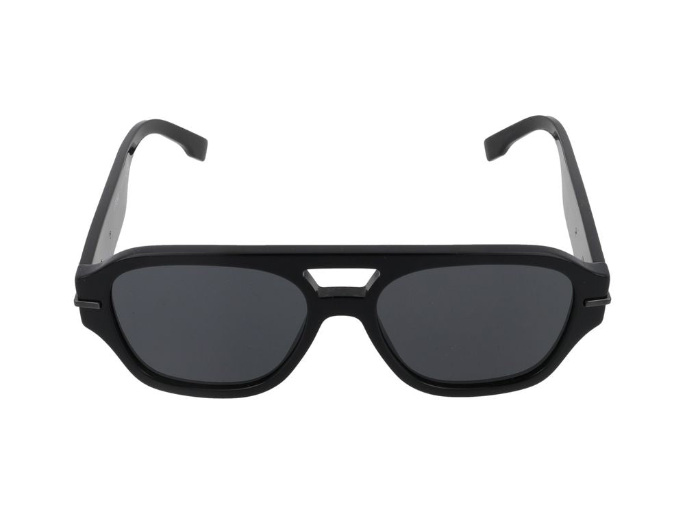 Maison Fendi FE40130I Pilot-Frame Sunglasses — Black by Maison Fendi