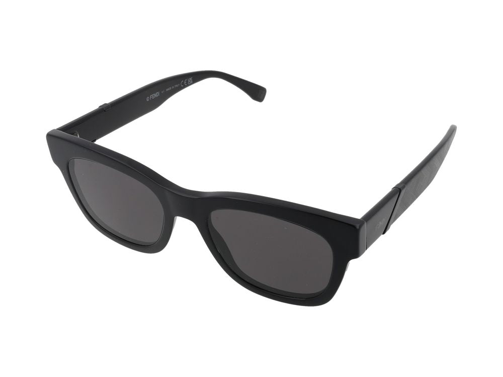 Maison Fendi FE40132I Acetate Frame Sunglasses — Black, view 2