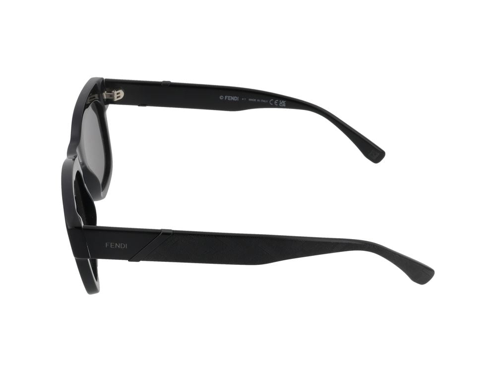 Maison Fendi FE40132I Acetate Frame Sunglasses — Black, view 3