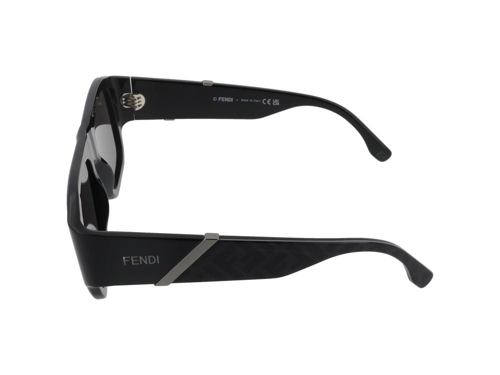 Maison Fendi FE40198I Black Frame Sunglasses — Black, view 3