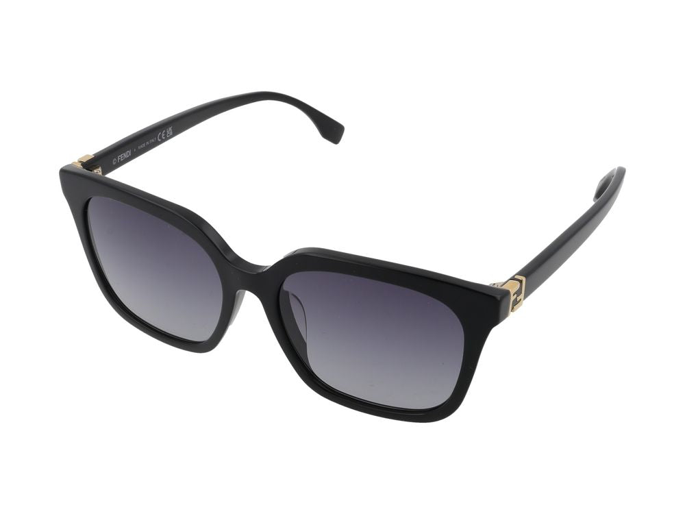 Maison Fendi FE40207F Gradient Lens Sunglasses — Black, view 2