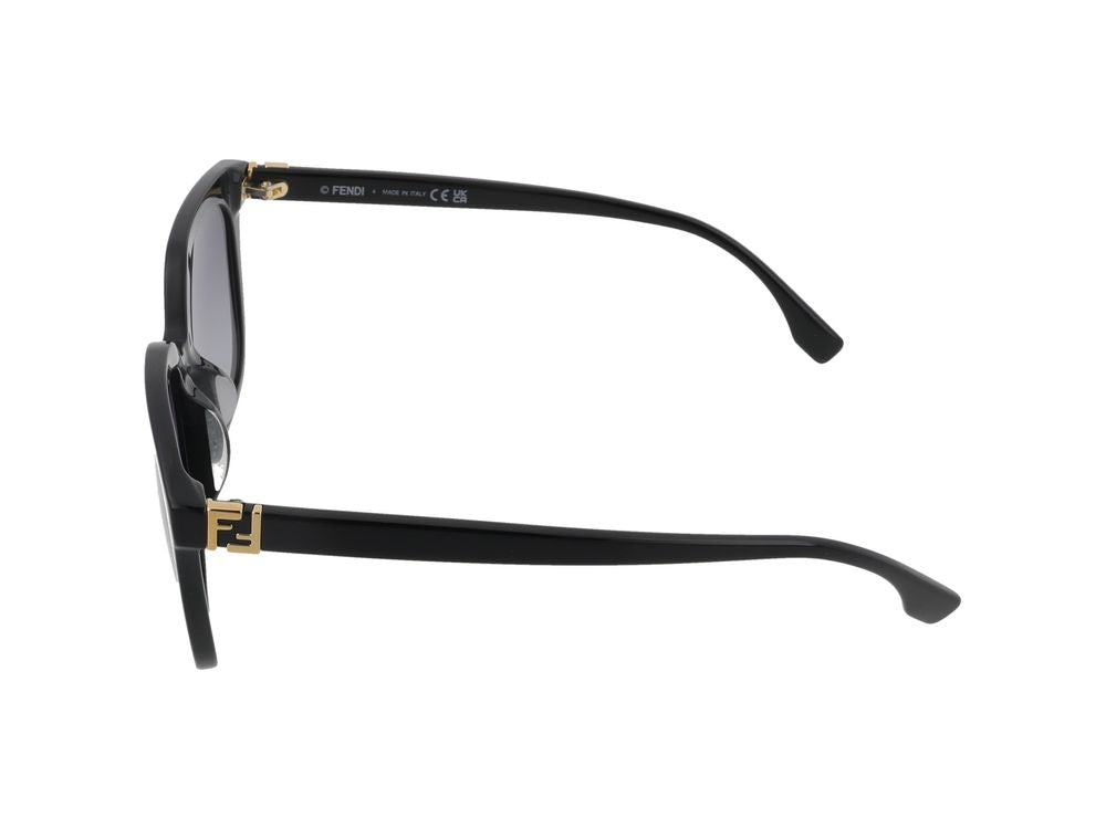 Maison Fendi FE40207F Gradient Lens Sunglasses — Black, view 3