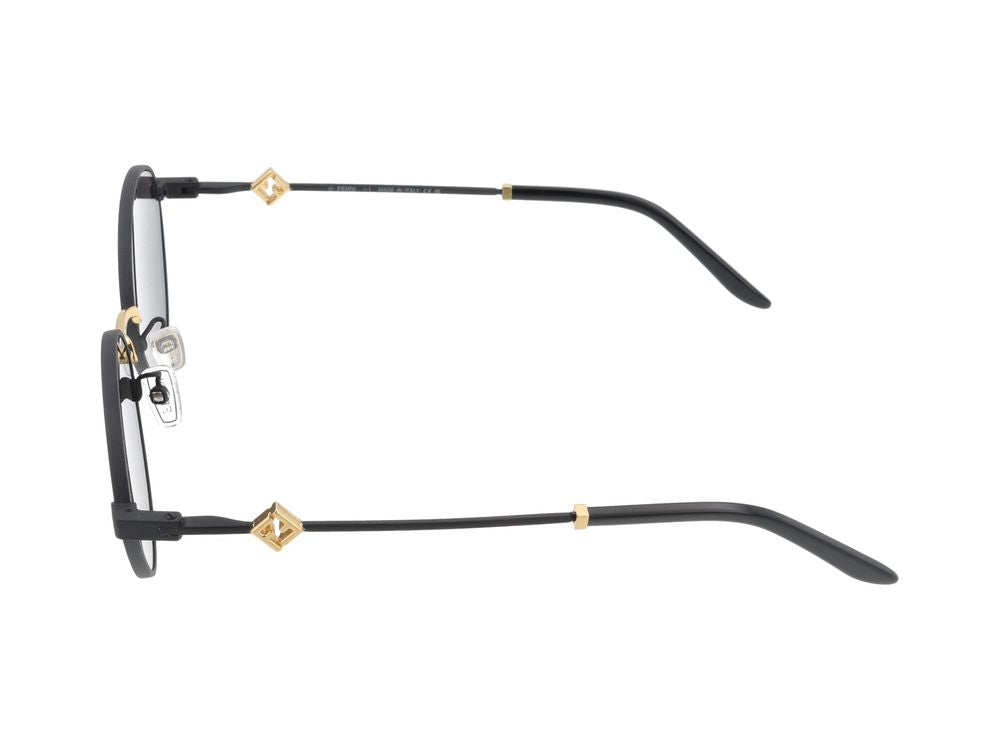 Maison Fendi FE40217U Metal Frame Sunglasses — Black, view 3
