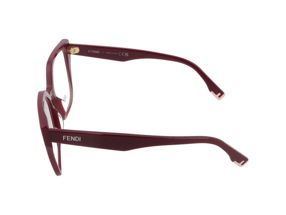 Maison Fendi FE50002I Eyeglasses — Burgundy, view 3