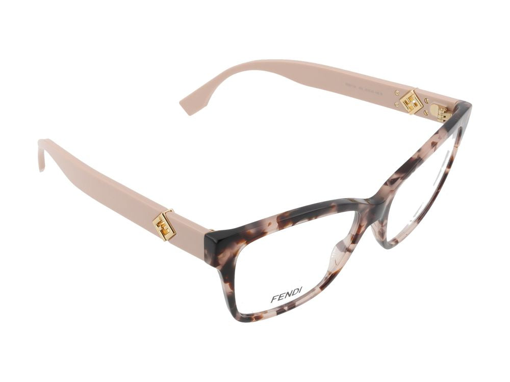 Maison Fendi FE50117I Eyeglasses — Tortoiseshell, view 4