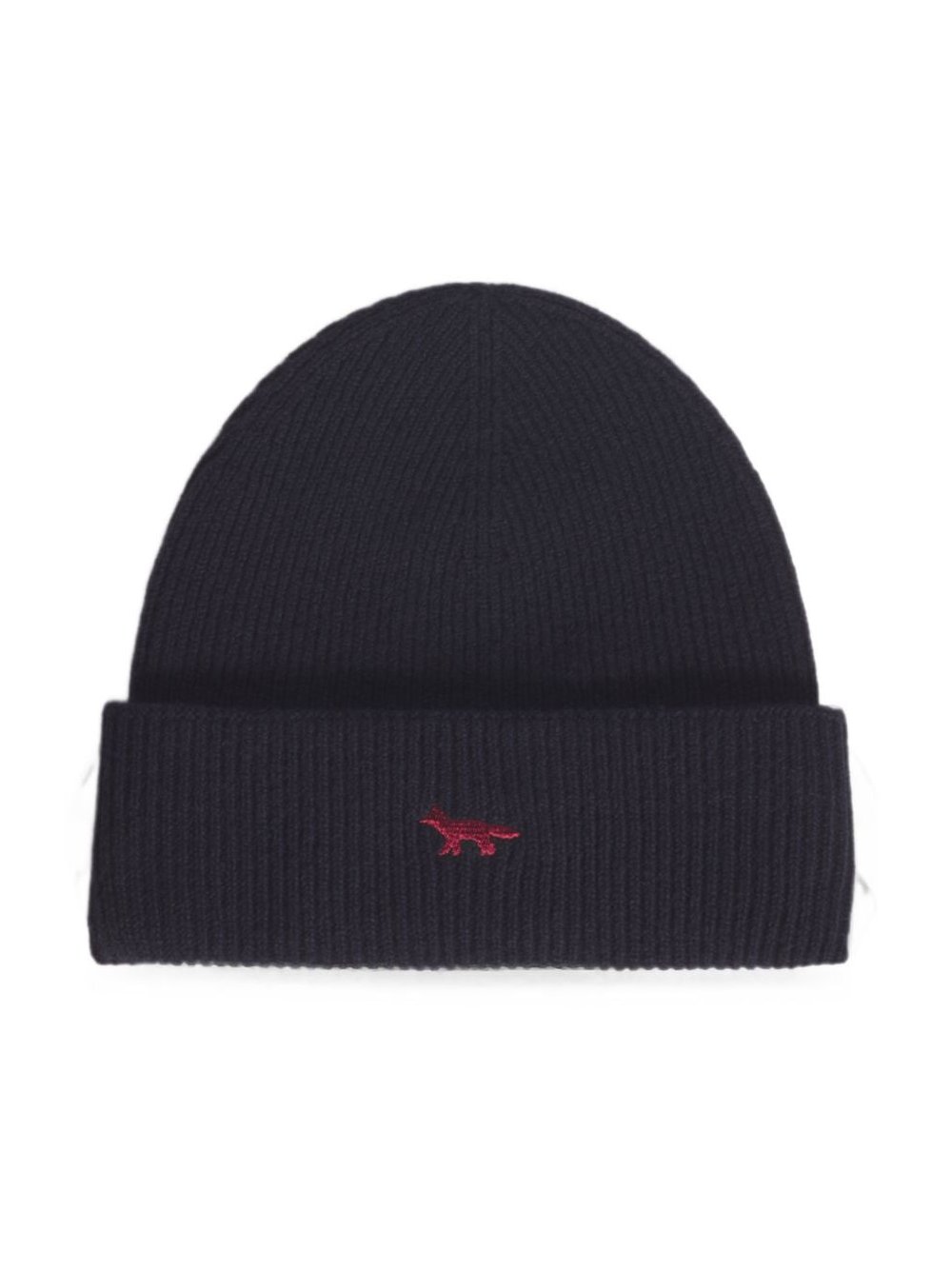 Maison Kitsuné Embroidered Fox Beanie by Maison Kitsune