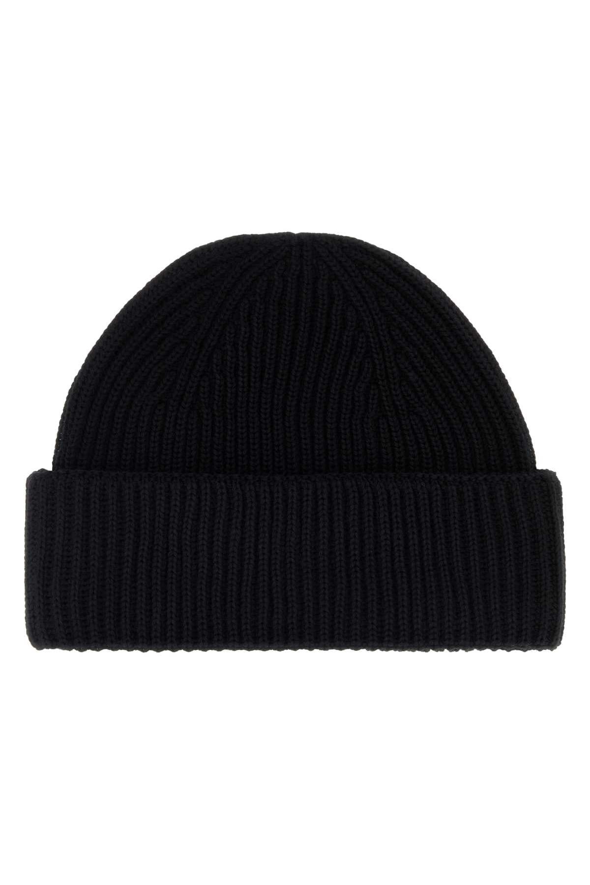 Maison Kitsune FOX Beanie — Black, view 2