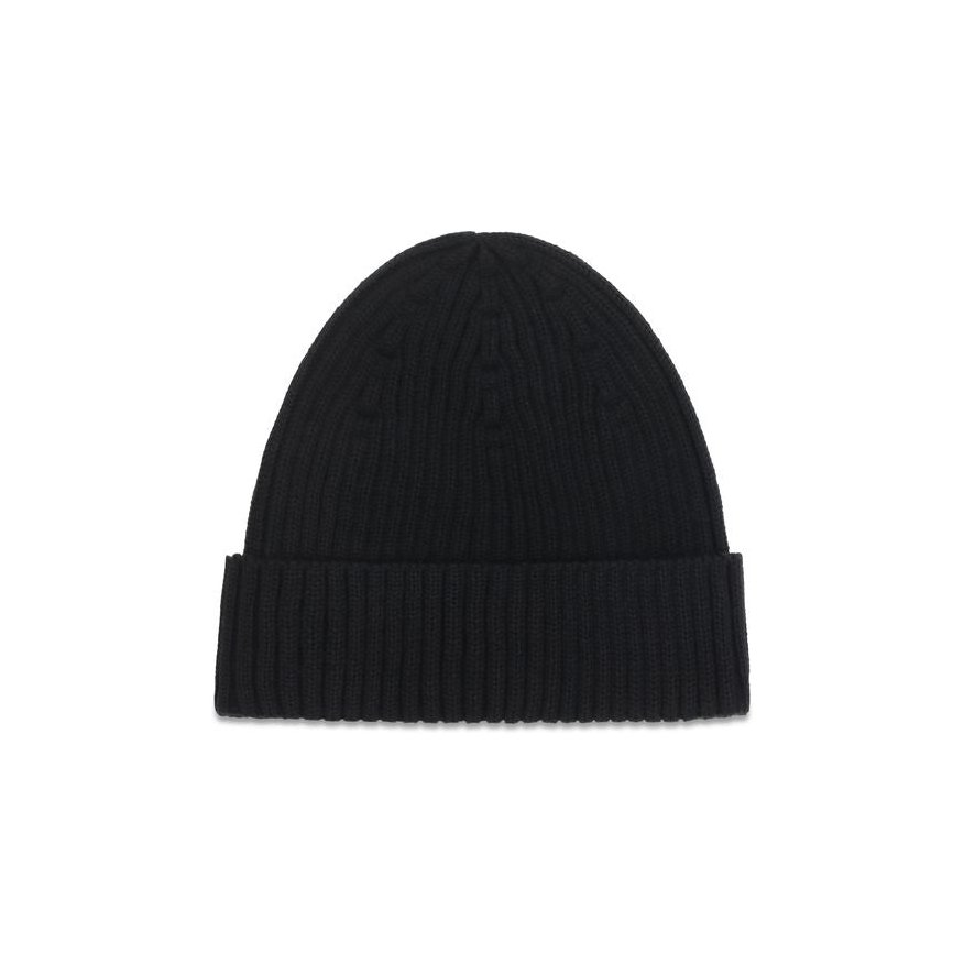 Maison Kitsuné MAPW06103KT1022P199BB Beanie — Black, view 2