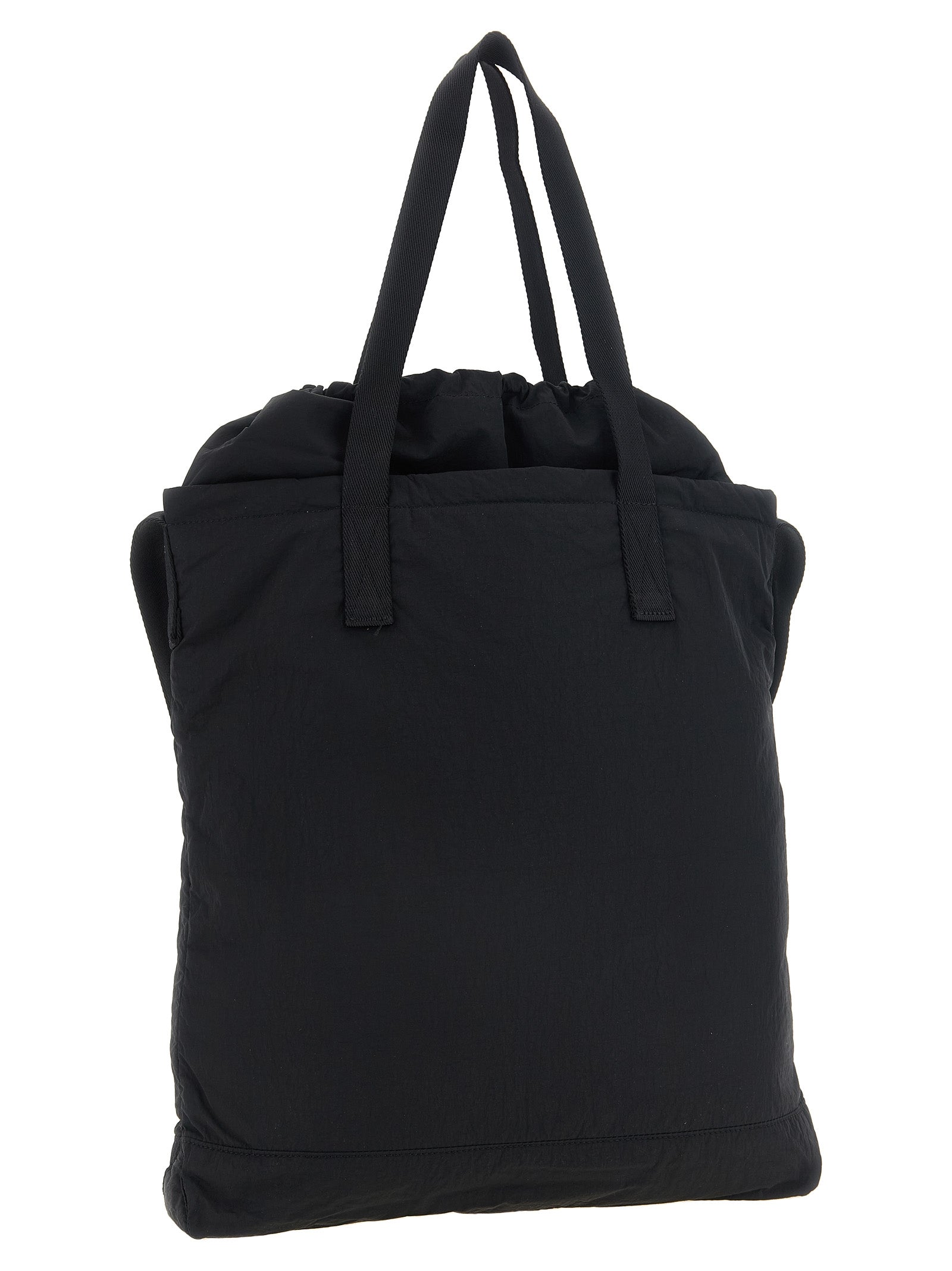 Maison Kitsuné Nylon Tote Bag — Black, view 2