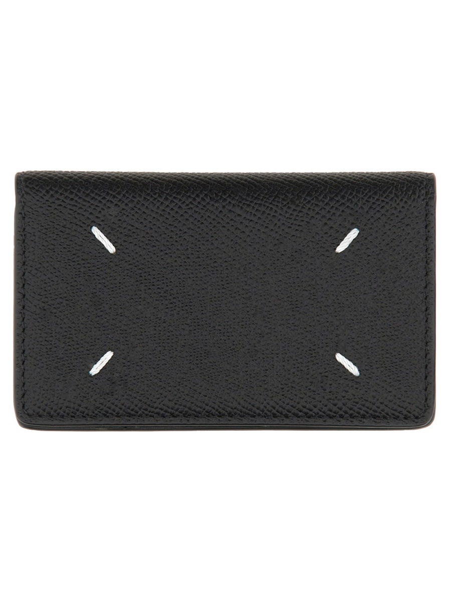 Maison Margiela Four Stitches Card Case — Black, view 3