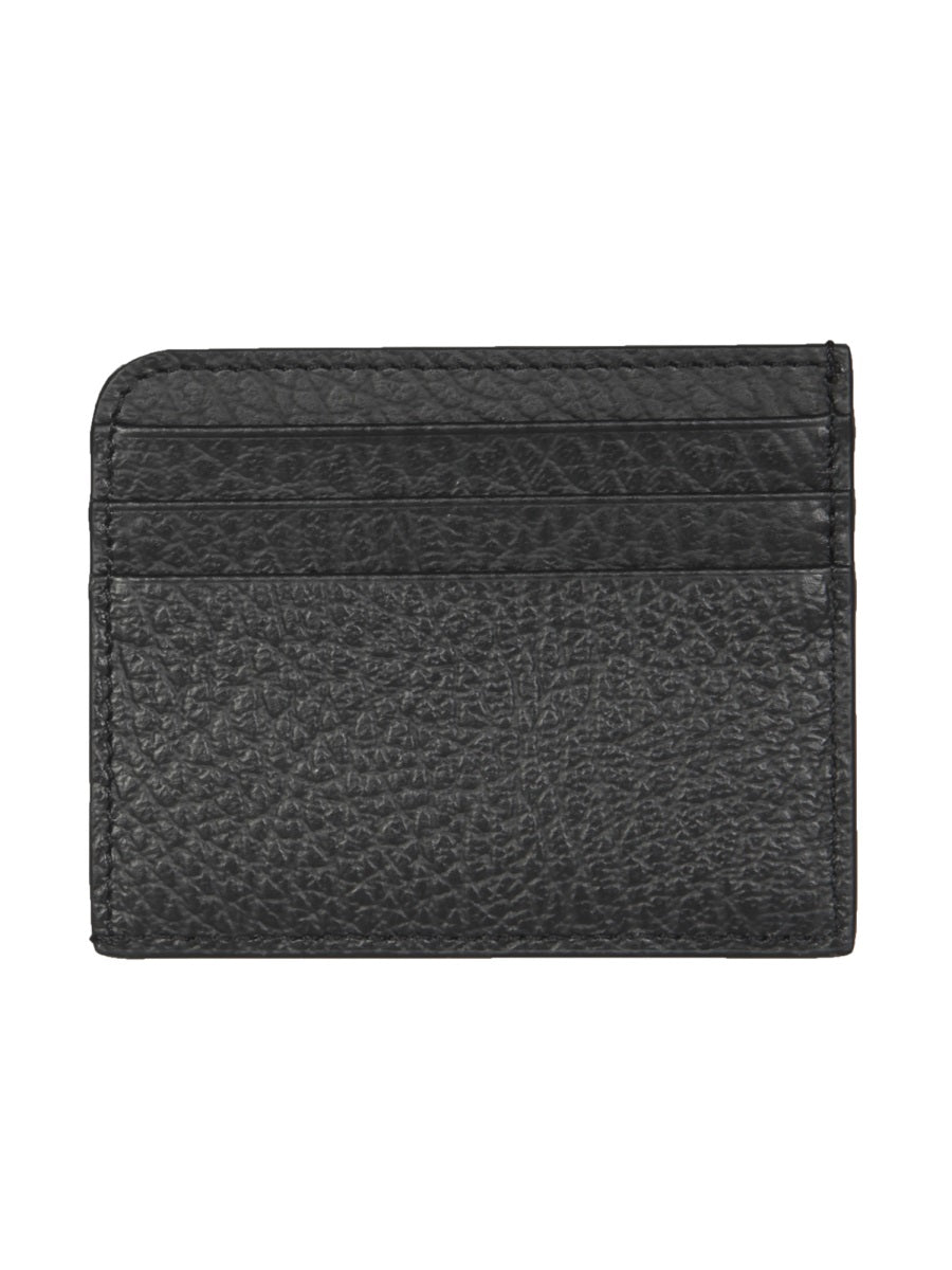 Maison Margiela Cowhide Leather Card Case — Black by Maison Margiela