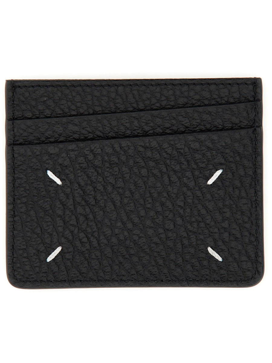 Maison Margiela Four Stitches Card Case — Black by Maison Margiela