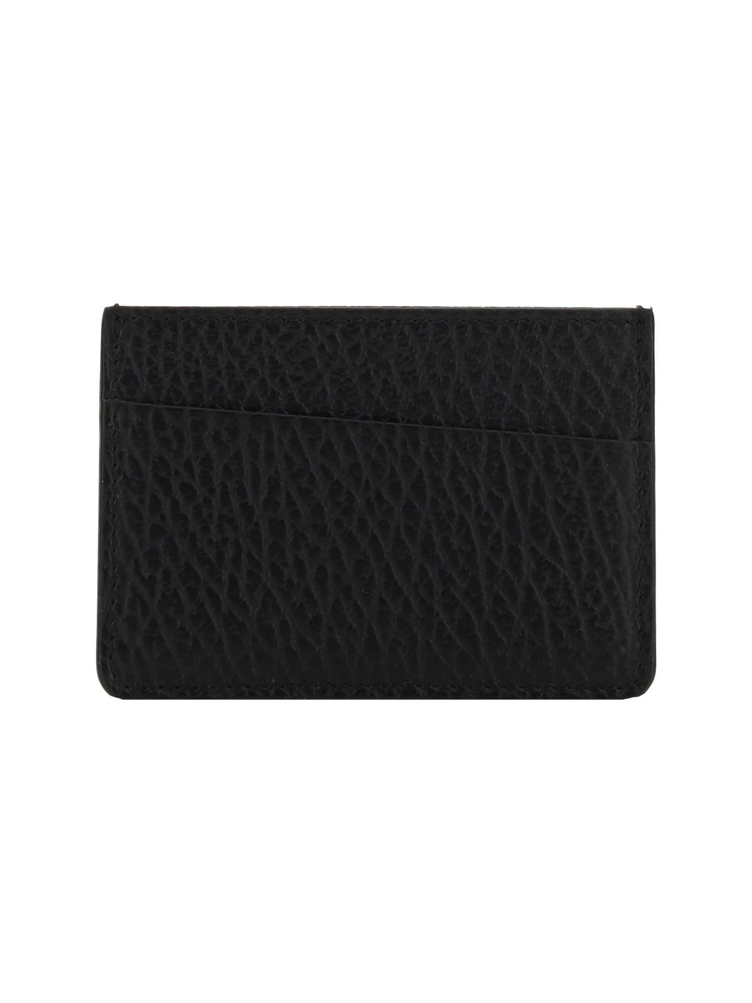 Maison Margiela Grained Calf Leather Card Case — Black by Maison Margiela