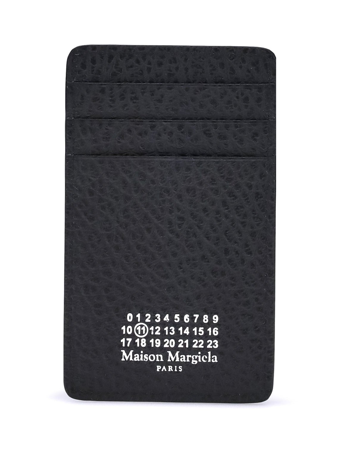 Maison Margiela Grained Leather Card Case — Black, view 2