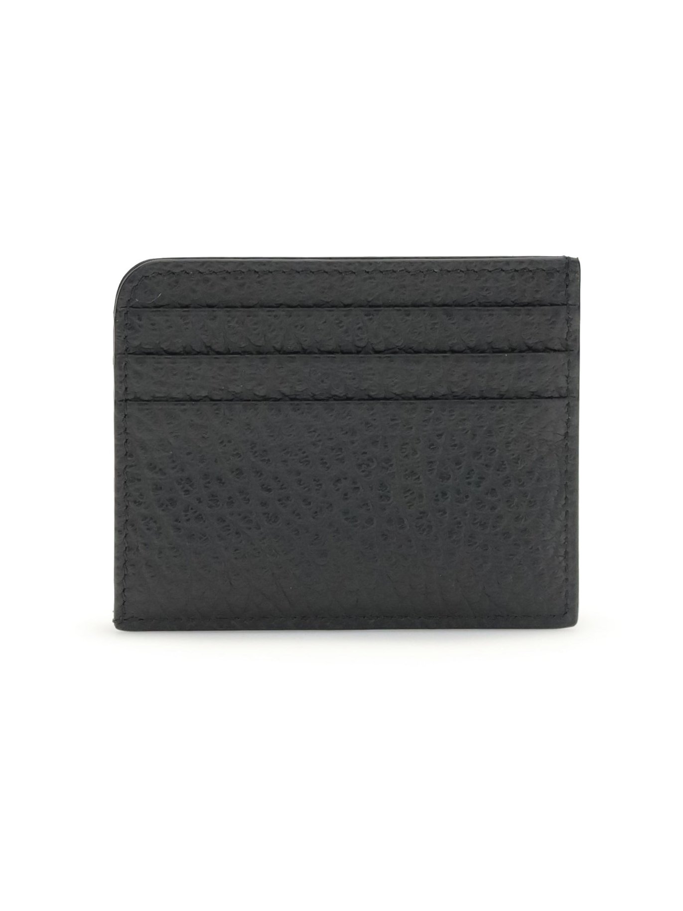 Maison Margiela Grained Calfskin Card Case — Black, view 2