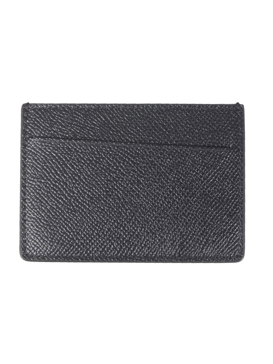 Maison Margiela Leather Card Holder — Black by Maison Margiela