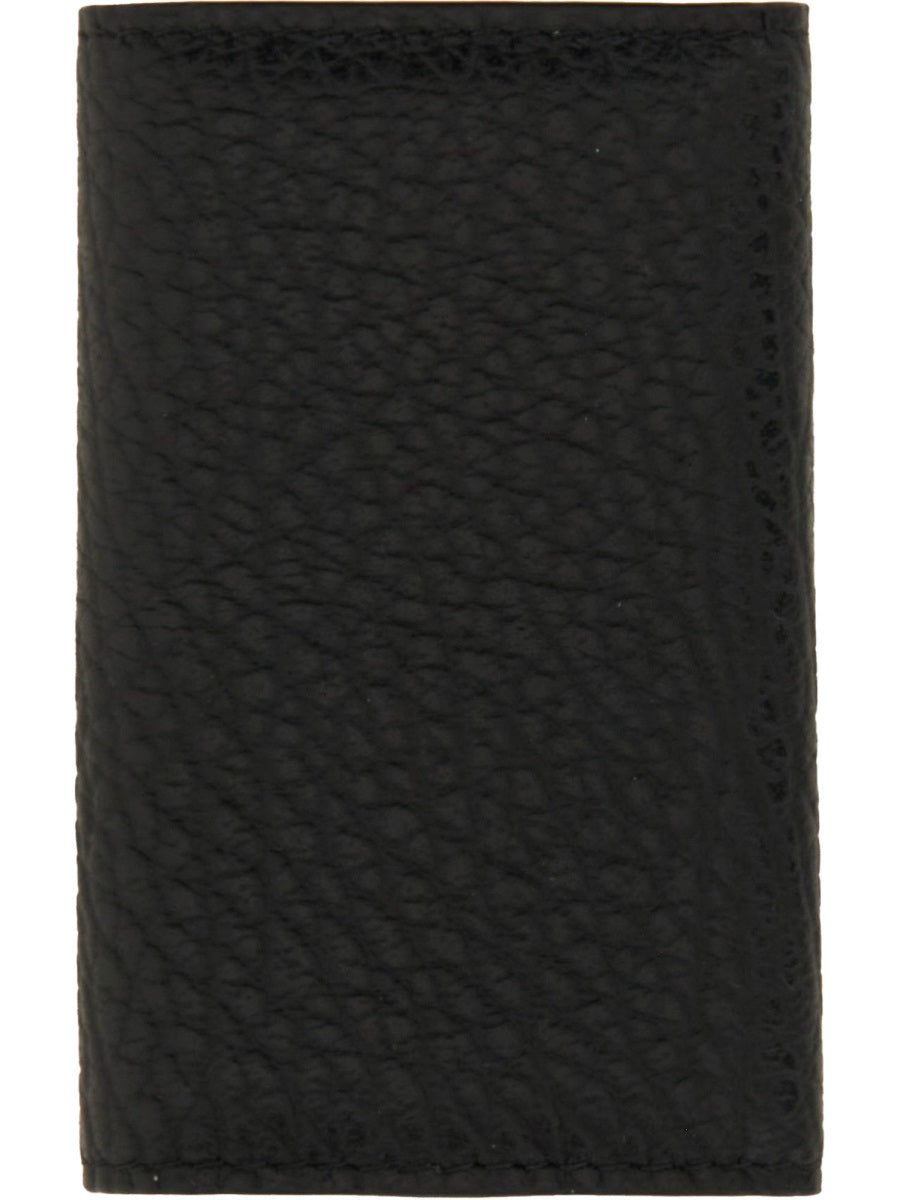 Maison Margiela Leather Key Case — Black by Maison Margiela