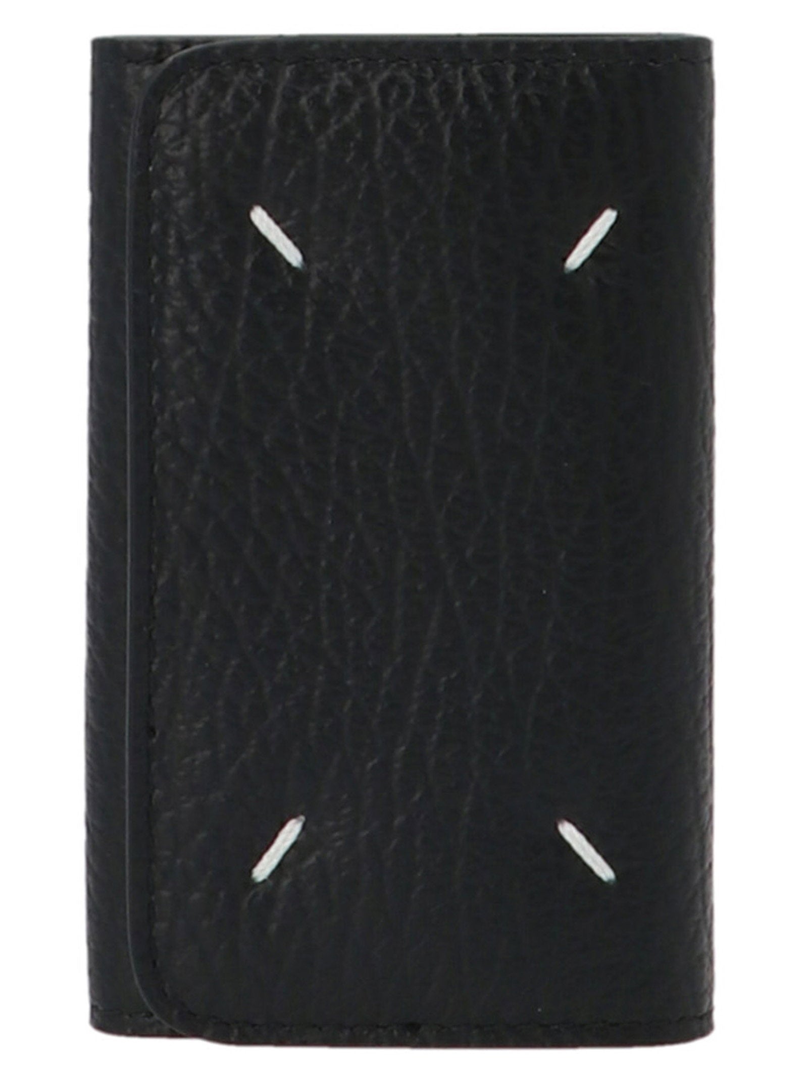 Maison Margiela Stitching Key Case — Black by Maison Margiela