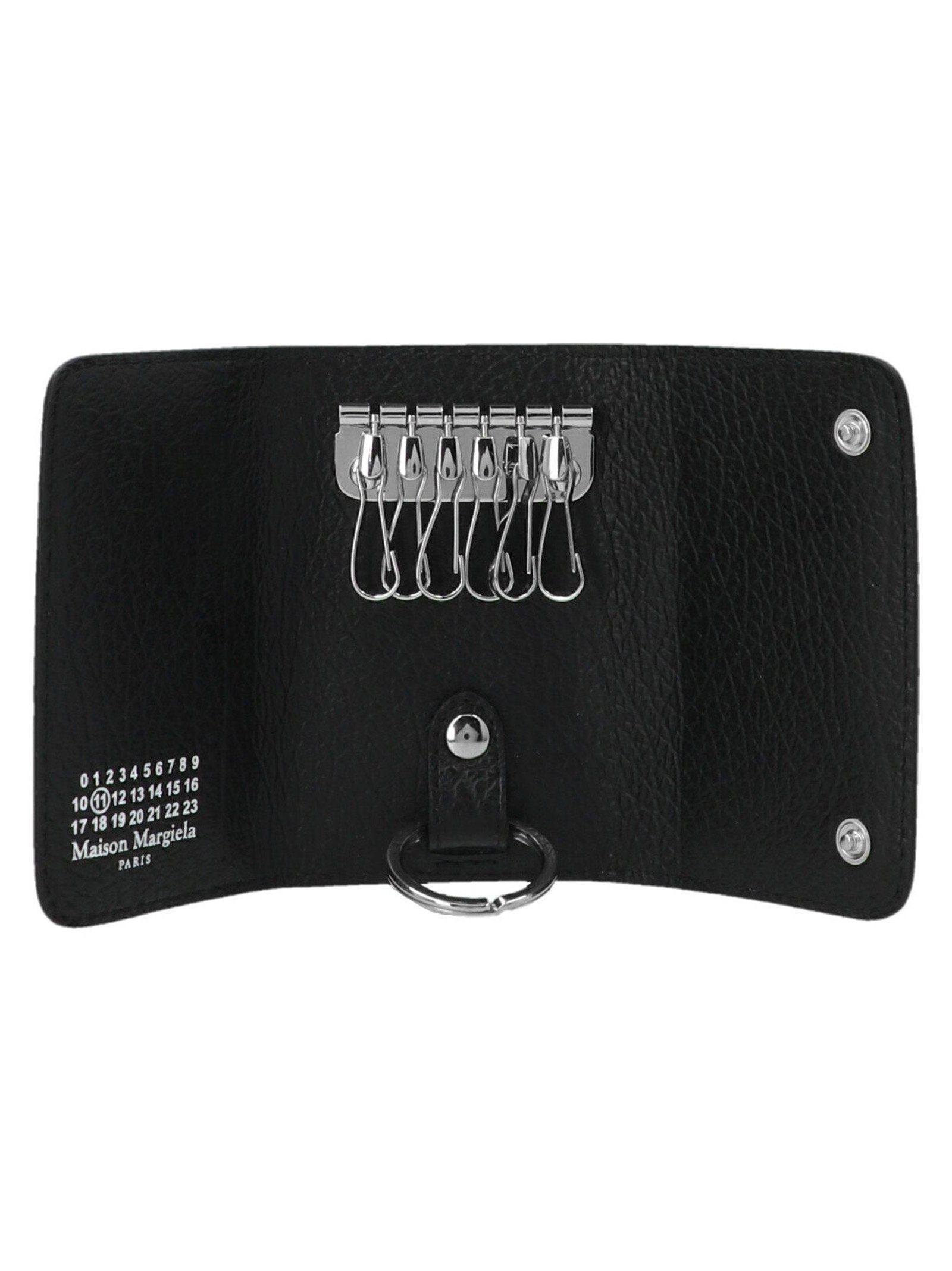 Maison Margiela Stitching Key Case — Black, view 3