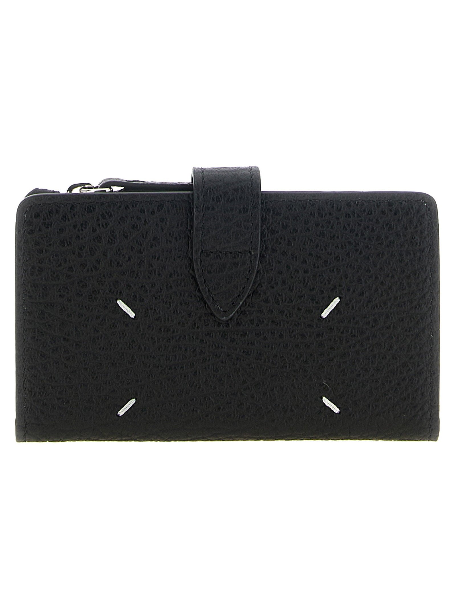 Maison Margiela Four Stitches Wallet — Black by Maison Margiela
