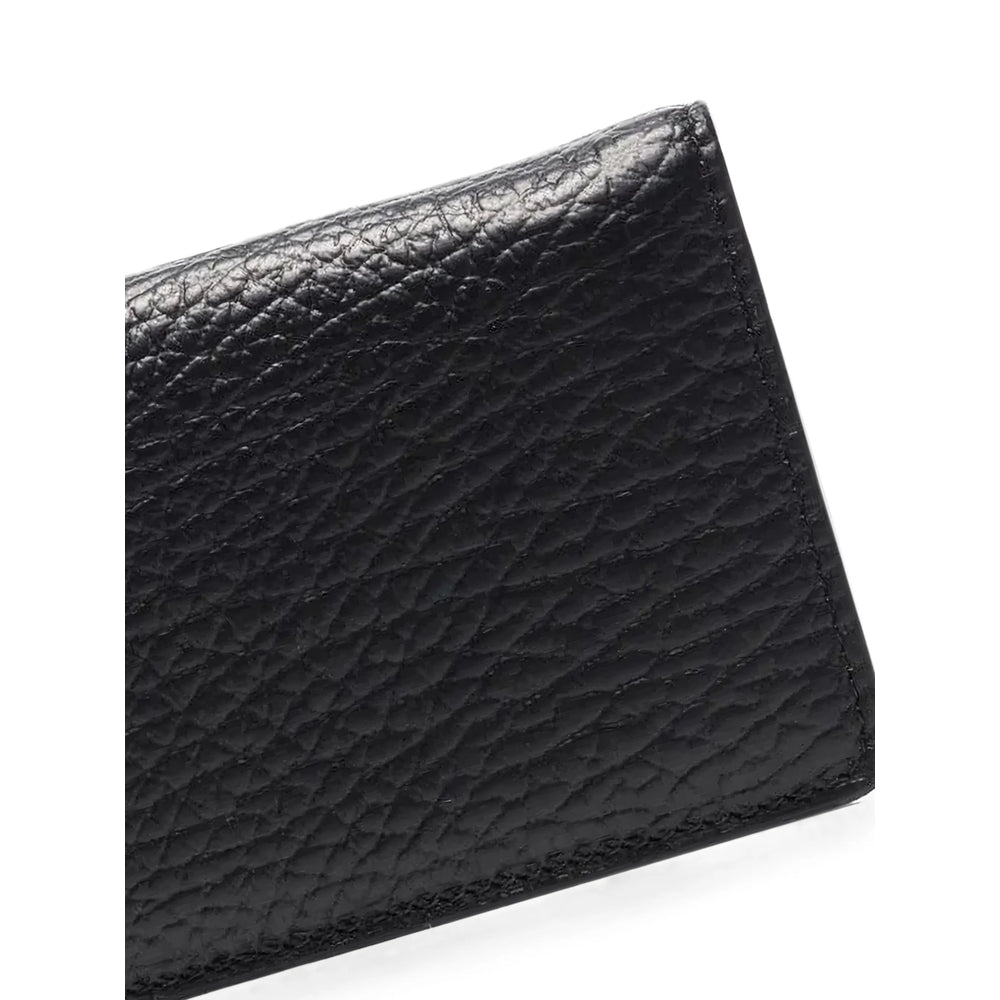Maison Margiela Calf Leather Bi-Fold Wallet — Black, view 3