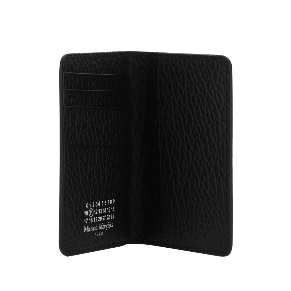 Maison Margiela Calf Leather Wallet — Black, view 3
